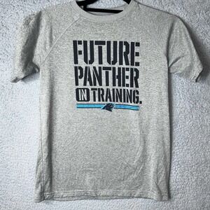 Carolina Panther NFL Combine T Shirt Youth‎ M Gray Future Panther Under Armour